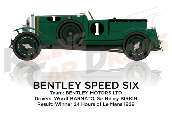 Bentley Speed Six n.1 winner 24 Hours of Le Mans 1929
