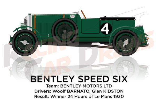Bentley Speed Six n.4 winner 24 Hours of Le Mans 1930