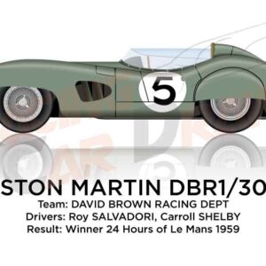 Aston Martin DBR1 n.5 winner 24 Hours of Le Mans 1959