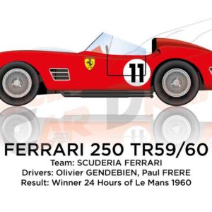 Ferrari 250 TR59/60 n.11 winner 24 Hours of Le Mans 1960