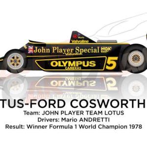 Lotus - Ford Cosworth 79 n.5 Winner Formula 1 World Champion 1978