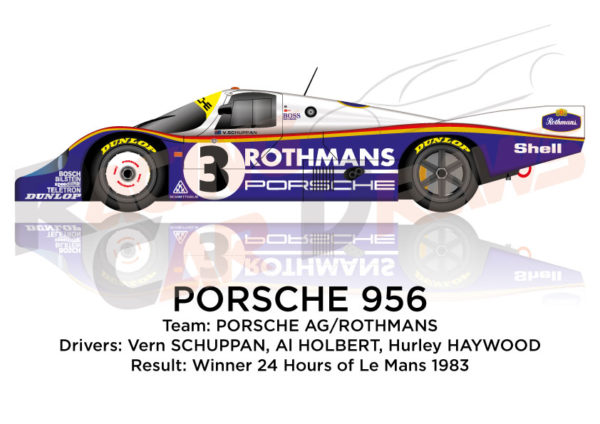 Porsche 956 n.3 winner 24 Hours of Le Mans 1983