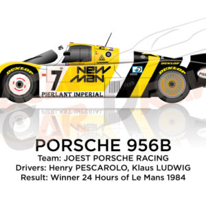 Porsche 956B n.7 winner 24 Hours of Le Mans 1984