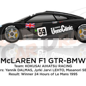 McLaren F1 GTR - BMW n.59 winner 24 Hours of Le Mans 1995