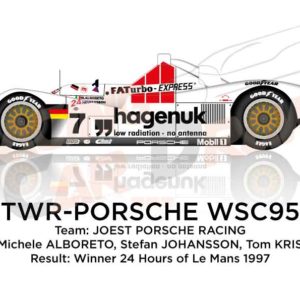 TWR Porsche WSC-95 n.7 Winner 24 Hours of Le Mans 1997