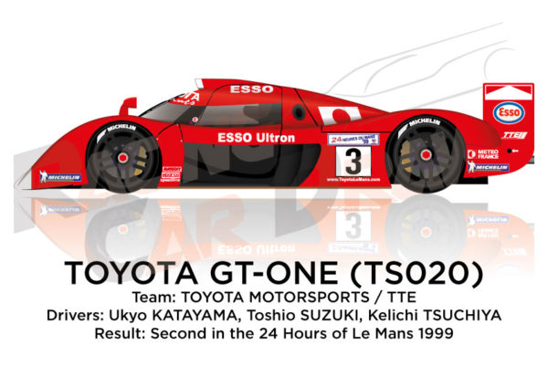 Toyota Gt-one TS020 n.3 second at the 24 Hours of Le Mans 2003