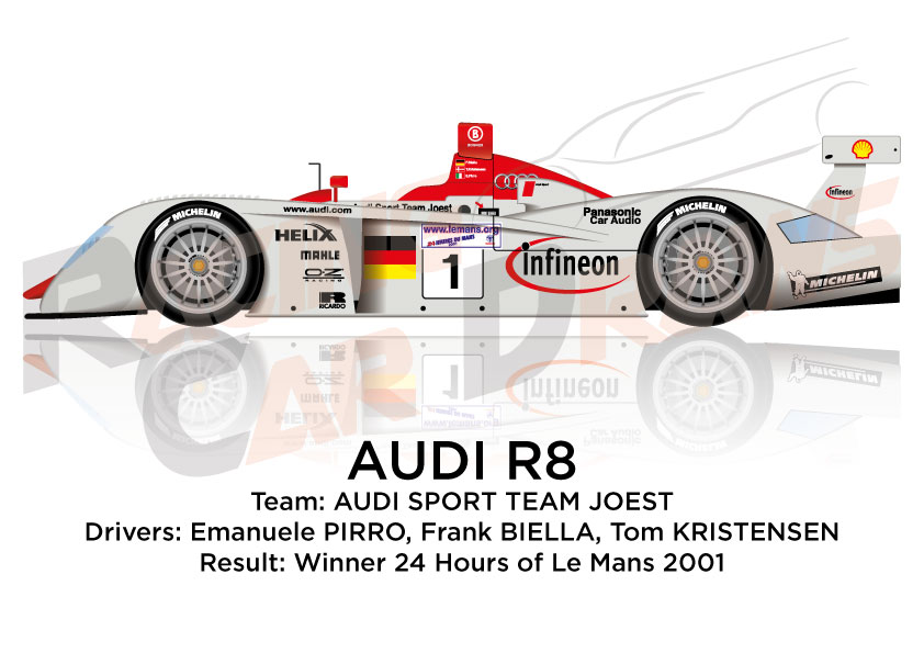 Infineon Audi team 2001 Tom Kristensen 