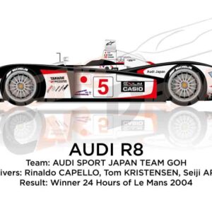 Audi R8 n.5 Winner 24 Hours of Le Mans 2004