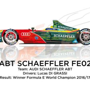 ABT Schaeffler FE02 n.11 winner Formula E World Champion