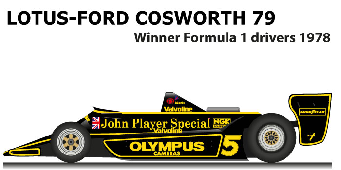 Lotus - Ford Cosworth 79 n.5 Winner Formula 1 World Champion 1978