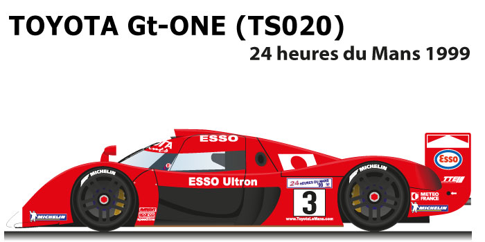 toyota-gt-one-le-mans-1999-n3 - Racing Car Draws
