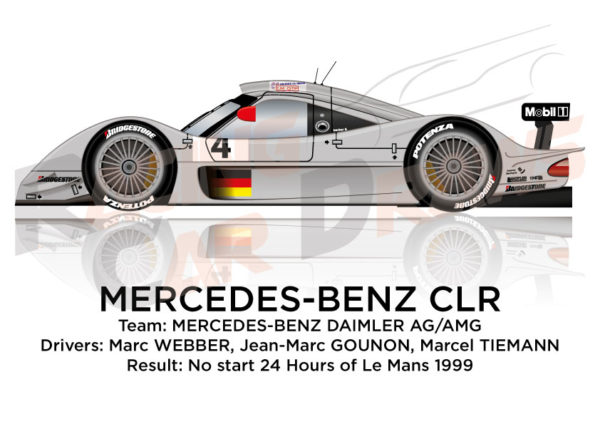 Mercedes-Benz CLR n.4 24 hours of Le Mans 1999