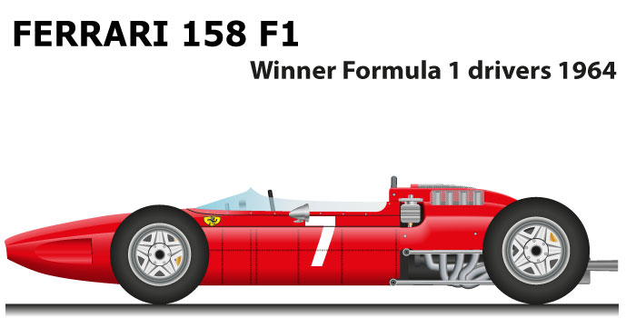 ferrari 158 f1 winner Formula 1 champion 1964