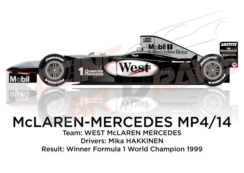 West McLaren Mercedes MP4/14 Hakkinen