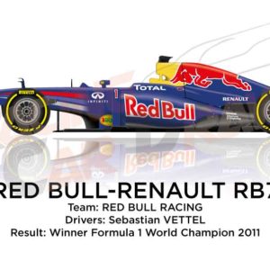 Red Bull - Renault RB7 n.1 Formula 1 World Champion 2011