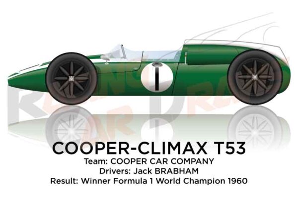 Cooper - Climax T53 winner Formula 1 World Champion 1960 with Jack Brabham