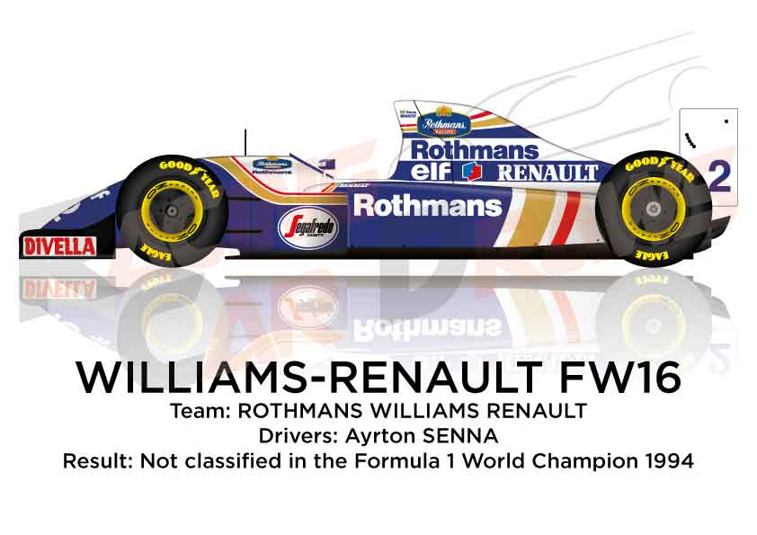 WILLIAMS - RENAULT FW16 n.2