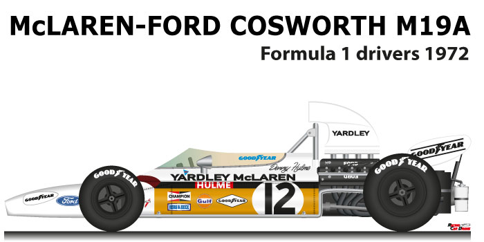 McLaren - Ford Cosworth M19A n.12 Formula 1 World Champion 1972