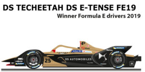 DS Techeetah DS E-TENSE FE19 n.25 winner Formula E Champion 2019
