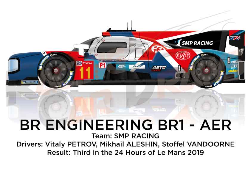 BR Engineering BR1 - AER n.11 third in the 24 Hours of Le Mans 2019