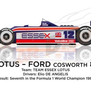 Lotus - Ford Cosworth 81 n.12