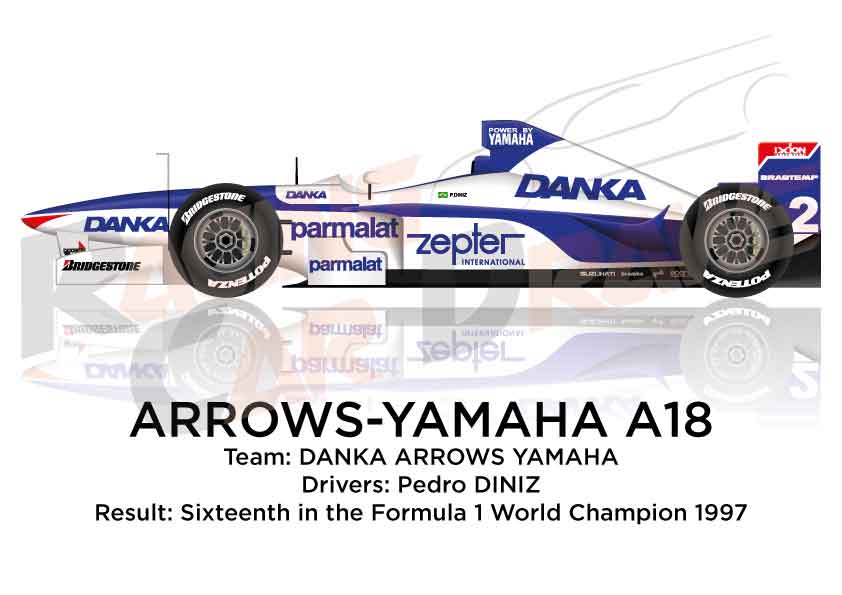 Image Arrows - Yamaha A18 n.2 sixteenth in the Formula 1 World Champion 1997