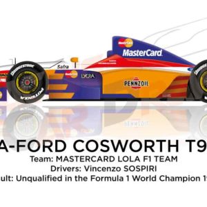 Lola - Ford Cosworth T97/30 n.24 unqualified in the Formula 1 World Champion 1997