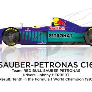 Image Sauber - Petronas C16 n.16 tenth in the Formula 1 World Champion 1997