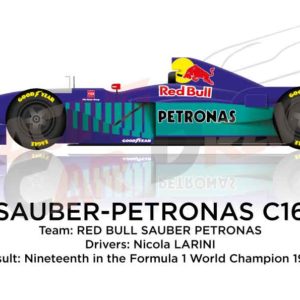 Image Sauber - Petronas C16 n.17 nineteenth in the Formula 1 World Champion 1997