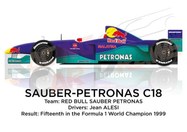 Sauber - Petronas C18 n.11 fifteenth in the Formula 1 World Champion 1999