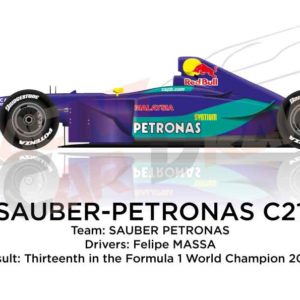 Sauber - Petronas C21 n.8 thirteenth in the Formula 1 World Champion 2002