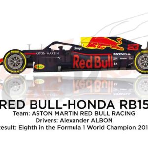 Red Bull - Honda RB15 n.23 eighth in the Formula 1 World Champion 2019