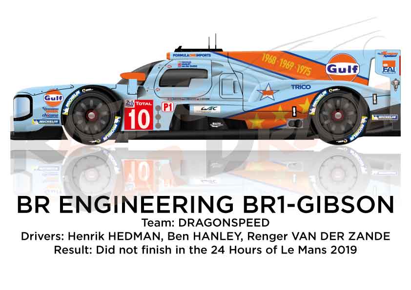 BR Engineering BR1 - Gibson n.10 in the 24 Hours of Le Mans 2019
