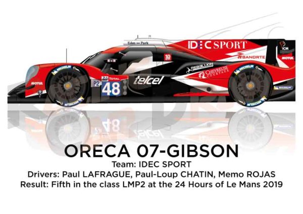 Oreca 07 - Gibson n.48 tenth in the 24 hours of Le Mans 2019