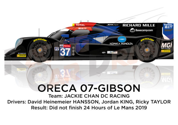 Oreca 07 - Gibson n.37 did not finish 24 hours of Le Mans 2019
