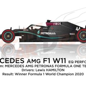 Mercedes AMG F1 W11 EQ Performance n.44 Formula 1 2020