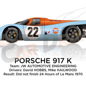 Porsche 917 K n.22 did not finish 24 Hours of Le Mans 1970