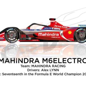 Mahindra M6Electro n.94 seventeenth in the Formula E Champion 2020