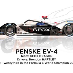 Penske EV-4 n.6 in the Formula E Champion 2020