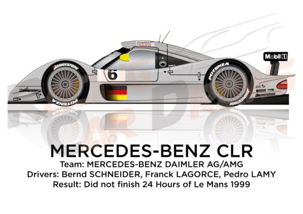Mercedes-Benz CLR n.6 24 hours of Le Mans 1999