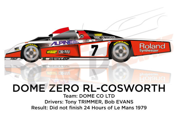 Dome Zero RL - Cosworth n.7 did not finish 24 Hours of Le Mans 1979