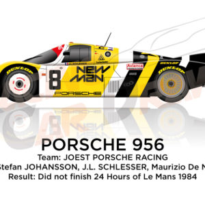 Porsche 956 n.8 did not finish 24 Hours of Le Mans 1984