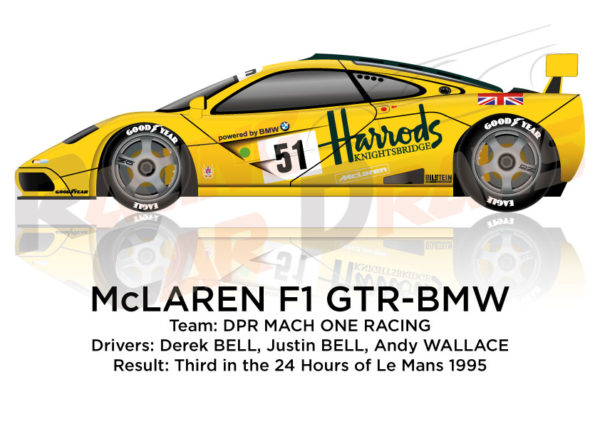 McLaren F1 GTR - BMW n.51 third in the 24 Hours of Le Mans 1995