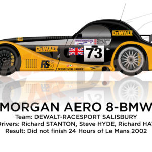 Morgan Aero 8 - BMW n.73 did not finish 24 Hours of Le Mans 2002