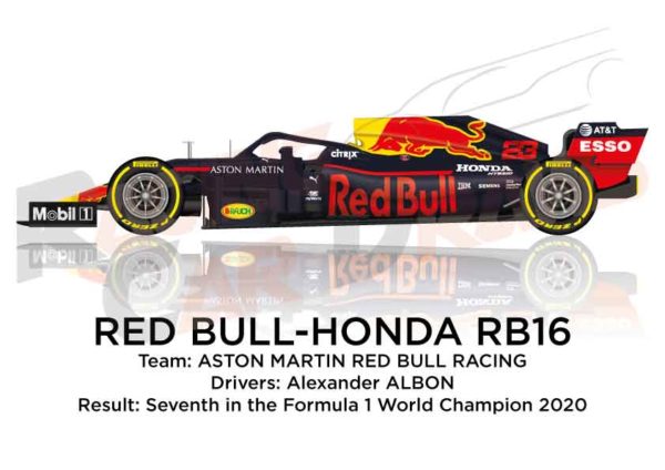 Red Bull - Honda RB16 n.23 Formula 1 World Champion 2020