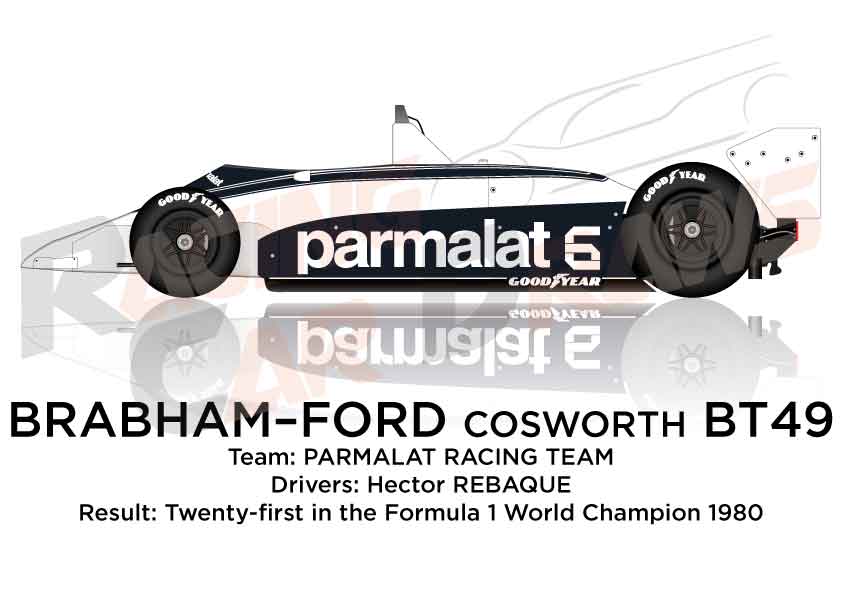 1979 Ricardo Zunino Brabham BT49 Ford Cosworth