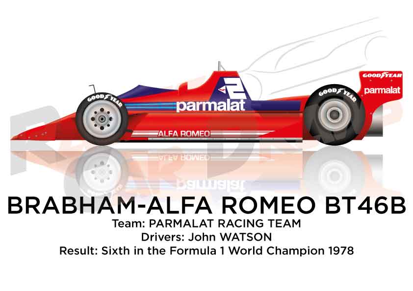 Brabham - Alfa Romeo BT46B n.2 sixth Formula 1 World Champion 1978