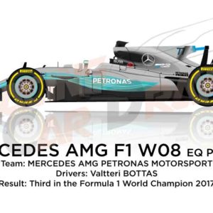 Mercedes F1 W08 EQ Power+ n.77 Formula 1 World Champion 2017