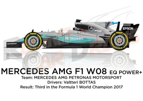 Mercedes F1 W08 EQ Power+ n.77 Formula 1 World Champion 2017