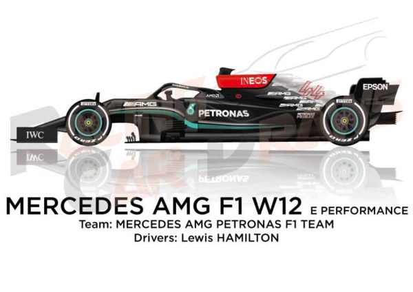 Mercedes AMG F1 W12 E Performance n.44 Formula 1 2021